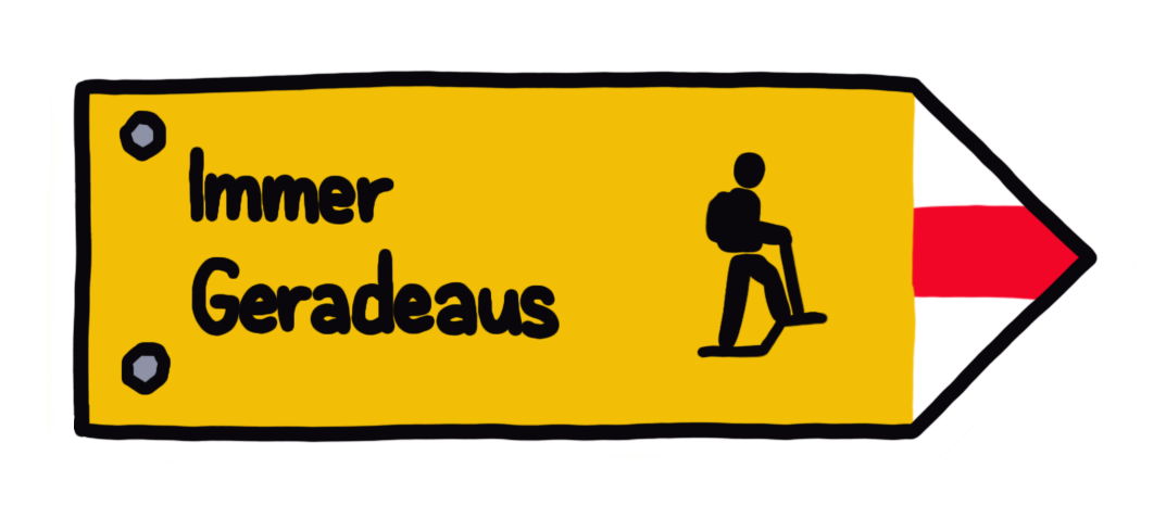 Immer geradeaus