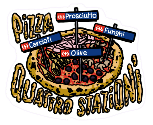 Pizza quattro stazioni